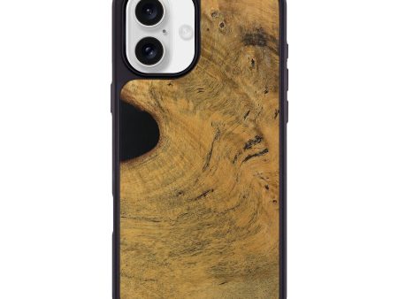 iPhone 16 Plus Wood Phone Case - Kordula (Wood Burl, 743410) For Sale