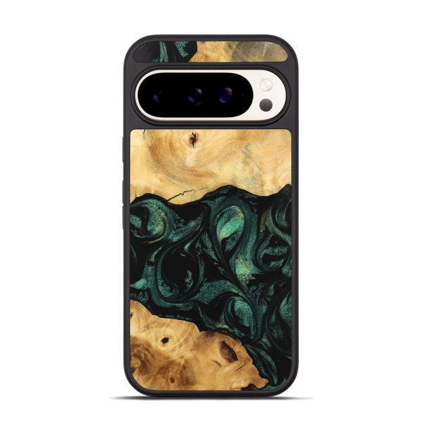 Pixel 9 Wood Phone Case - Neveah (Green, 743959) For Discount